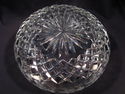 Cut Crystal Salad Bowl, Elaborately Etched Intagli