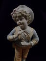 Pair of Antique Bisque Boy, Girl Figurines, Statue