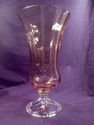 Large Glass Vase, Cambridge, Amber, Ocular, Vintag