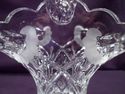 Two Crystal Baskets, Cut Crystal, Floral, Set, Lar