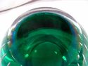 Superb Signed Art Glass Bowl, Emerald, Clear, Opal