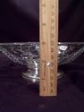 Cut Crystal Divided Nut Dish, Sterling Silver Foot