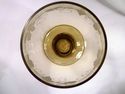 Wine Goblets, Antique Moser Bohemian Glass, Olive 