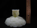 Pair of Beautiful Fenton Candleholders, Custard Gl