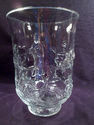 Fenton Art Glass Vase, Clear, Empress, Raised Figu