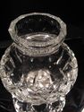 Vintage Heavy Cut Crystal Bud Vase, 5" Height, 2 L