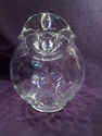 Cambridge Ball Pitcher, Dimpled, Clear Glass, Ocul