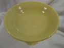 Compote, Rare Cambridge Opaque Primrose Color, Vin