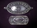 Collection, 6 Pieces Early American Pattern Glass,
