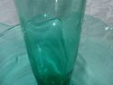 Teal Epergne, Victorian, Glass, Hand-Blown, Antiqu