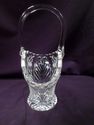 Two Crystal Baskets, Cut Crystal, Floral, Set, Lar