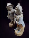 Pair of Antique Bisque Boy, Girl Figurines, Statue