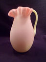 Cream Pitcher, Burmese Glass, Antique, Fluoresces