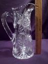 Antique American Brilliant Period Cut Crystal Pitc