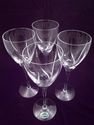 Set of Eight Marked Lenox "Sea Swirl" Cut Crystal 