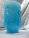 Vase, Fenton Empress, Art Glass, Blue, Marked, Sti