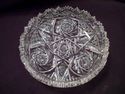 Antique American Brilliant Period Cut Crystal Low 