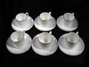 Set of 6 Royal Doulton Cups and Saucers, Carnation