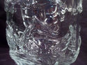 Fenton Art Glass Vase, Clear, Empress, Raised Figu