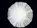 Rare Large White Footed Marked Imperial Glass Bowl