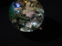 Opalescent Paperweight Signed "Vines", Commemorati