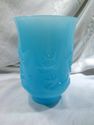 Vase, Fenton Empress, Art Glass, Blue, Marked, Sti