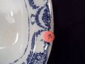 Pair of Wedgwood Ironstone Grosvenor Blue Swag Ser