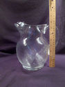 Early Cambridge Pitcher, Swirl Pattern, Clear, Gla