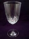 Set of Three French Crystal Water, Juice Goblets, 