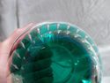 Superb Signed Art Glass Bowl, Emerald, Clear, Opal