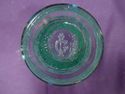 Green Glass Vase, Marked Imperial Glass, Vintage, 