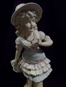 Pair of Antique Bisque Boy, Girl Figurines, Statue