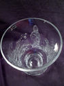 Fenton Art Glass Vase, Clear, Empress, Raised Figu