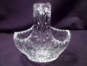 Two Crystal Baskets, Cut Crystal, Floral, Set, Lar