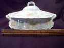 Vegetable Server, Porcelain, Floral, Peerless Bava