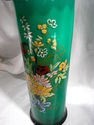 Victorian 19th Century Enameled Art Glass Vase, Wh