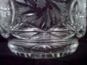 Large, Heavy, Exceptional Cut Crystal Bowl, Over 4