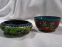 Pair of Cloisonne Bowls