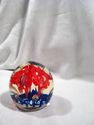 Interesting Floral Art Glass Paperweight