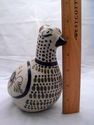 Artist Signed 20th Century Clay Sitting Hen, Partr