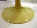 Compote, Rare Cambridge Opaque Primrose Color, Vin