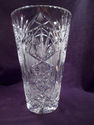 Vase, Cut Crystal, Large, German, Glass, Vintage, 