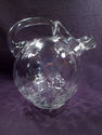 Cambridge Ball Pitcher, Dimpled, Clear Glass, Ocul