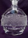 Liqueur Decanter, Cut Crystal, Czech, Glass, Fruit