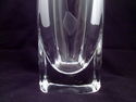 Tall Engraved Cut Crystal Long-Stem Vase, 1 3/4 Lb