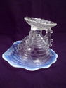 Rare Antique 19th Century EAPG Opalescent Footed B