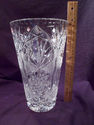 Vase, Cut Crystal, Large, German, Glass, Vintage, 