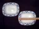 Pair of Wedgwood Ironstone Grosvenor Blue Swag Ser