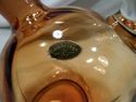 Decanter, Cambridge Tilt Ball, Labeled, Amber, Cle