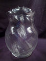 Early Cambridge Pitcher, Swirl Pattern, Clear, Gla